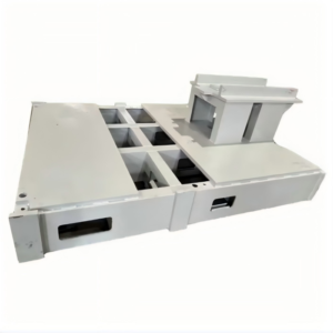 Heavy duty Welded Base Assembly with reinforced welded joints for industrial machinery
